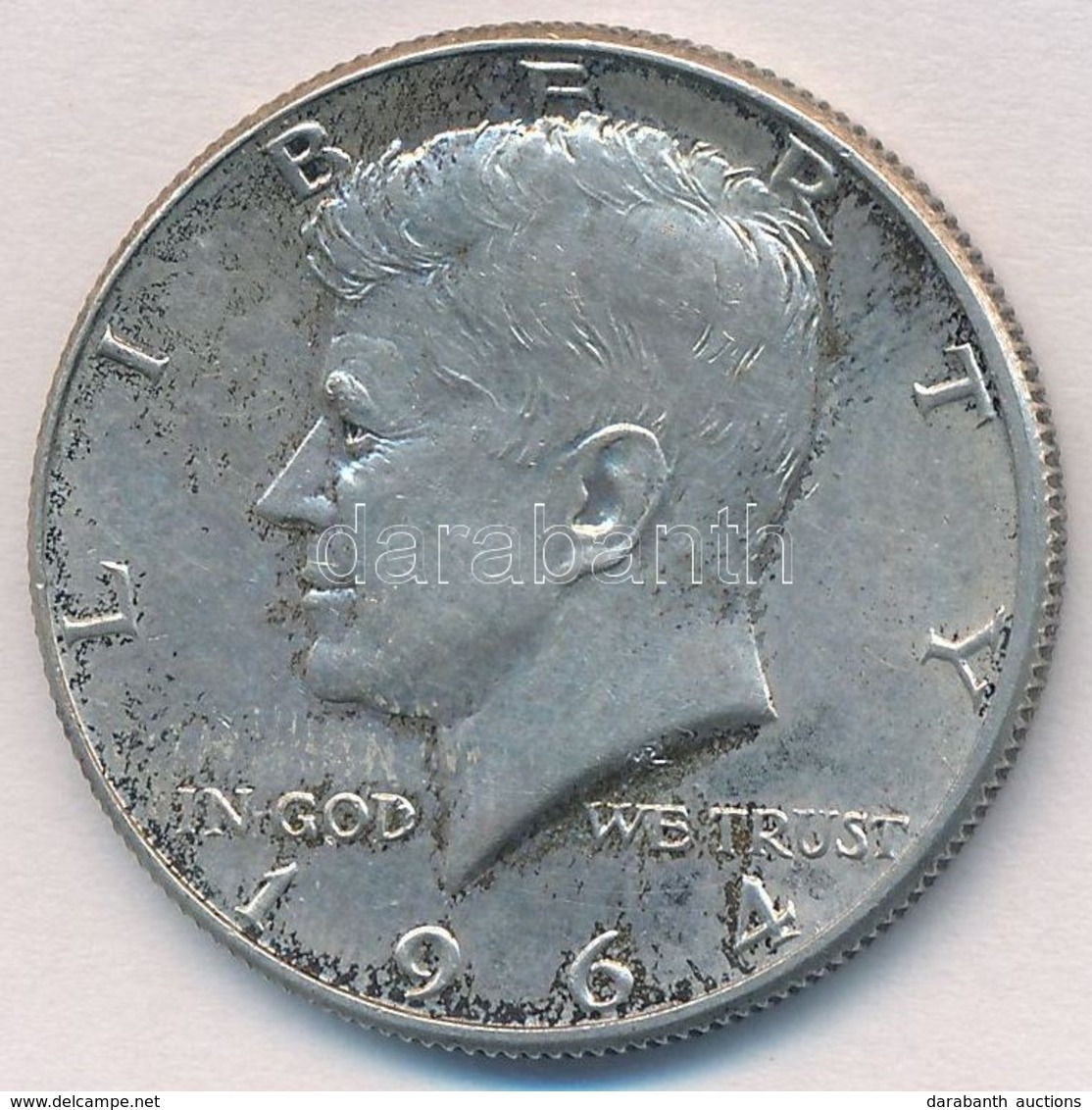 Amerikai Egyesült Államok 1964D 1/2$ Ag 'Kennedy' T:1- Kis Patina USA 1964D 1/2 Dollar Ag 'Kennedy' C:AU Small Patina Kr - Non Classés