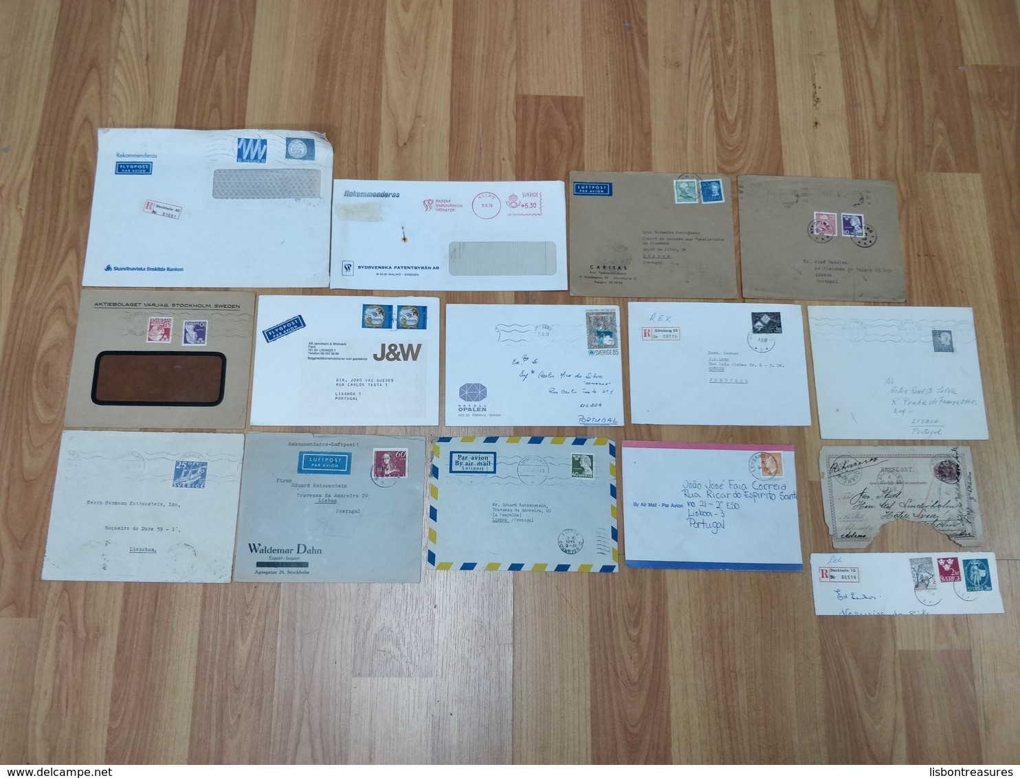 LOT X 15 SWEDEN CIRCULATED COVERS FRAGMENTS AND STATIONERY MANY CANCEL AND DATE - Verzamelingen