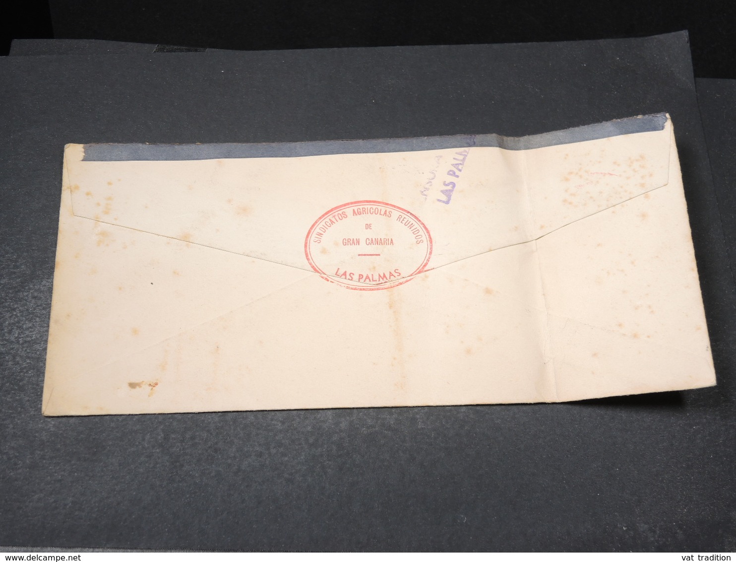 ESPAGNE - Enveloppe De Las Palmas Pour Oran En 1938 Avec Contrôle Postal De Las Palmas - L 18036 - Republicans Censor Marks