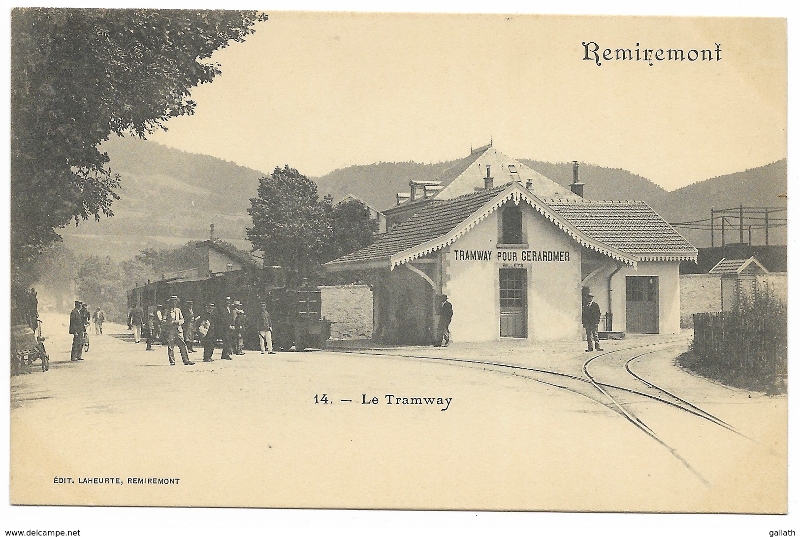 88-REMIREMONT-Tramway Pour Gérardmer, La Gare... Animé - Remiremont