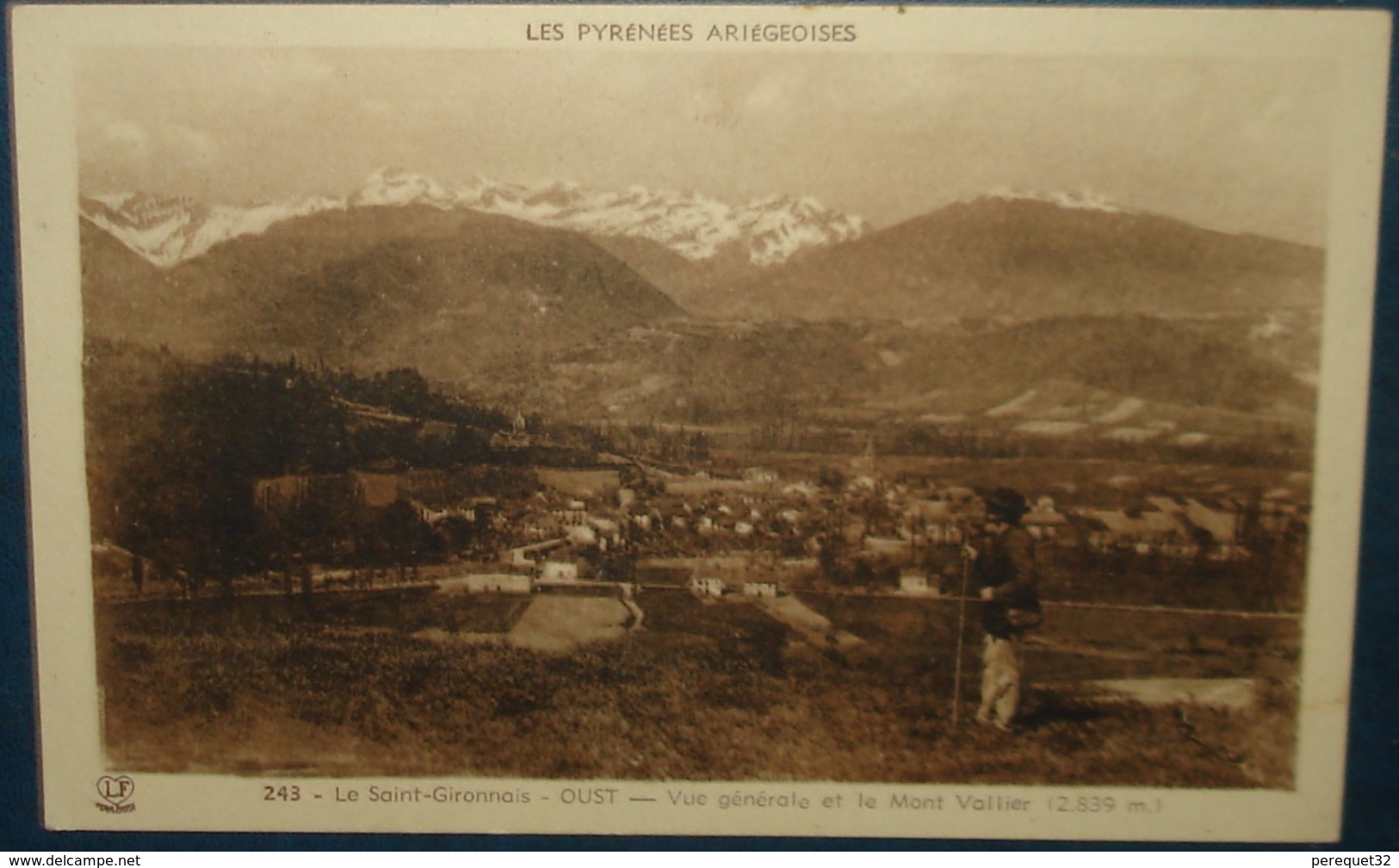 OUST.Vue Générale Et Mont Vallier.Cpsm,neuve,be - Oust