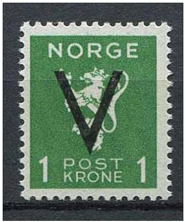 Norwegen - Norway 1941 | Mi. 253 ** MNH | Freimarken Mit Aufdruck "V" | No1163 - Neufs