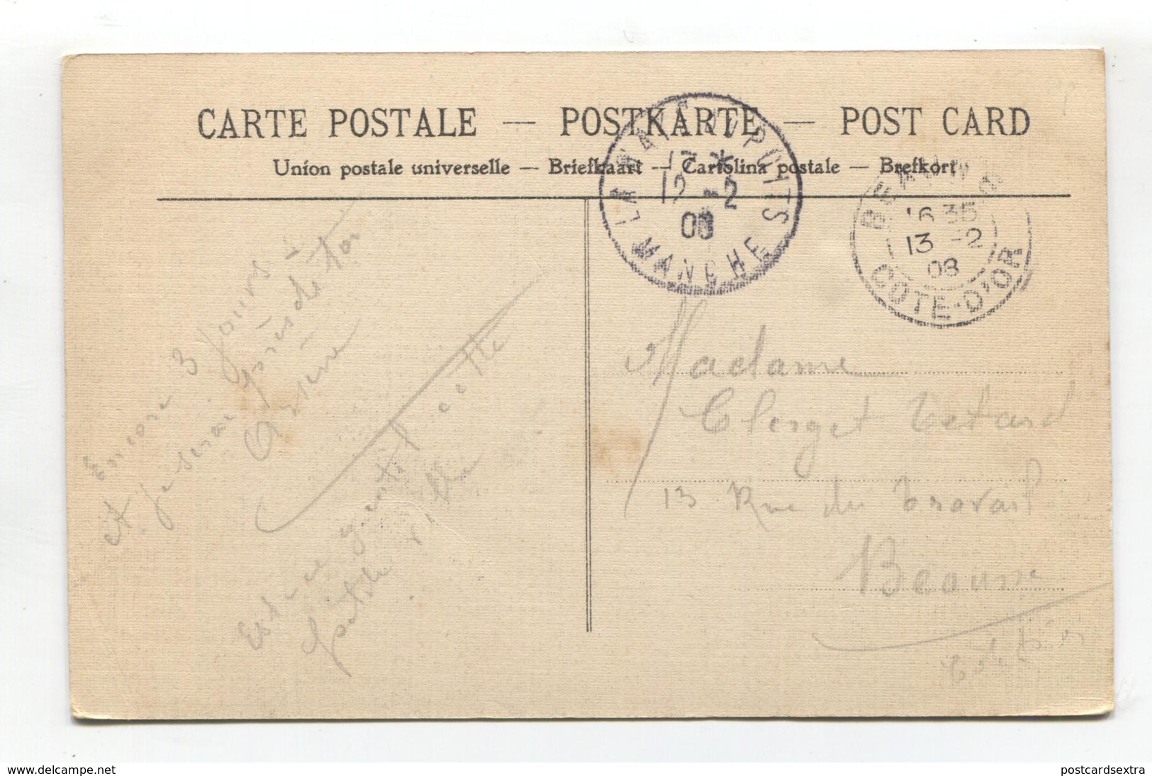 La Haye-du-Puits - Vue Générale - CPA De 1908 - Other & Unclassified