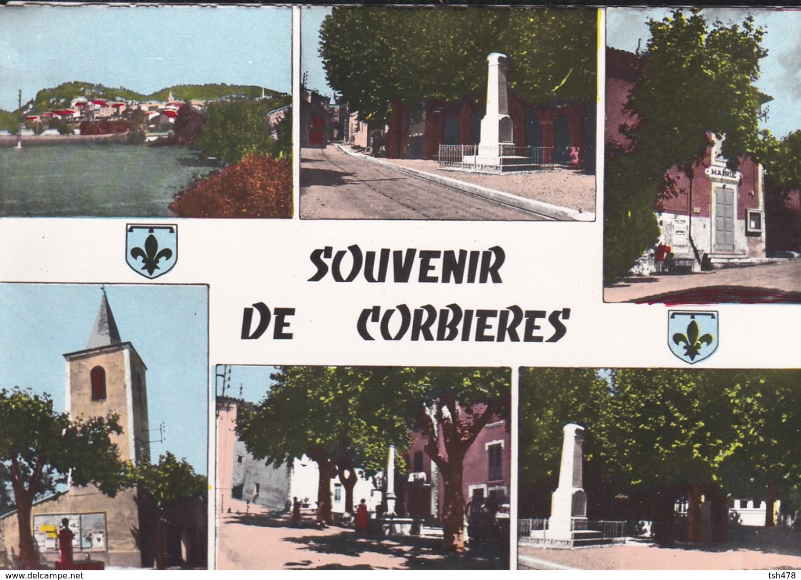 04----SOUVENIR DE CORBIERES--dans Le Village De Corbières---voir 2 Scans - Otros & Sin Clasificación