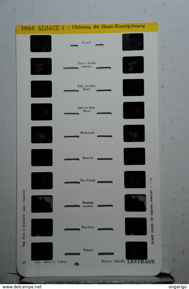 LESTRADE :  1904    ALSACE : CHATEAU DU HAUT-KOENIGBOURG - Stereoscoopen