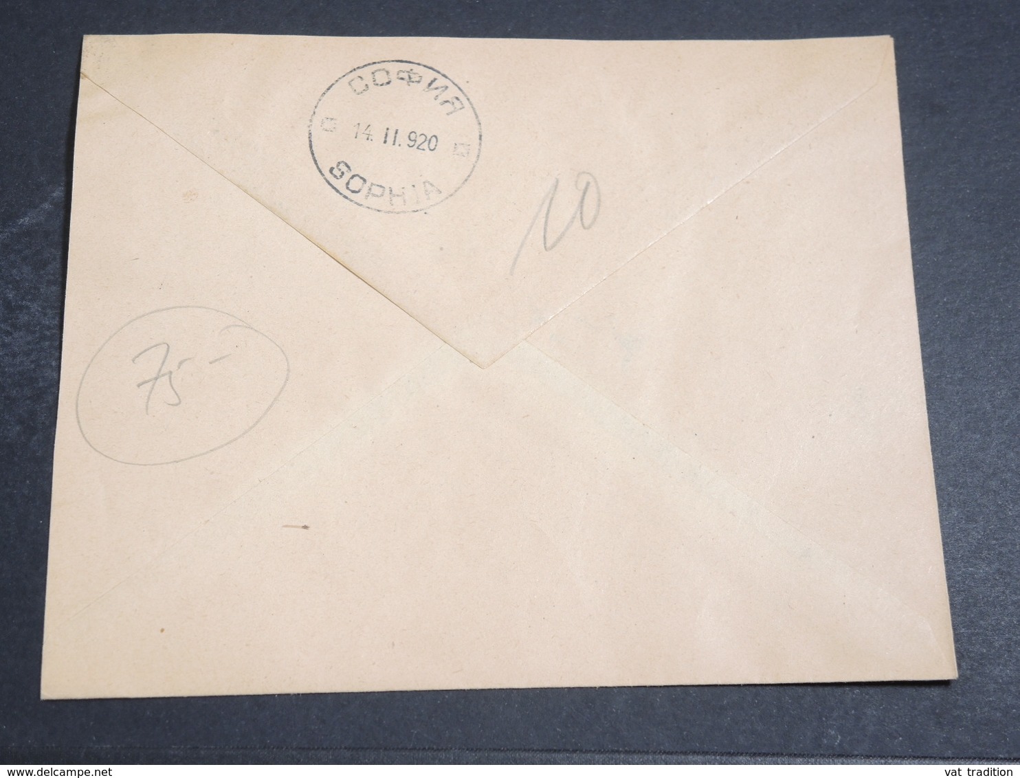 THRACE - Enveloppe De Scflou Pour Sophia En 1920 , Affranchissement Plaisant - L 18078 - Eastern Romelia