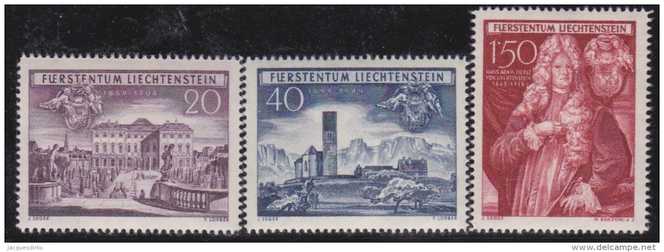 Liechtenstein    .    Yvert     .      243/245  .      *    .     Ungebraucht Mit Gummi  Und Falz - Neufs