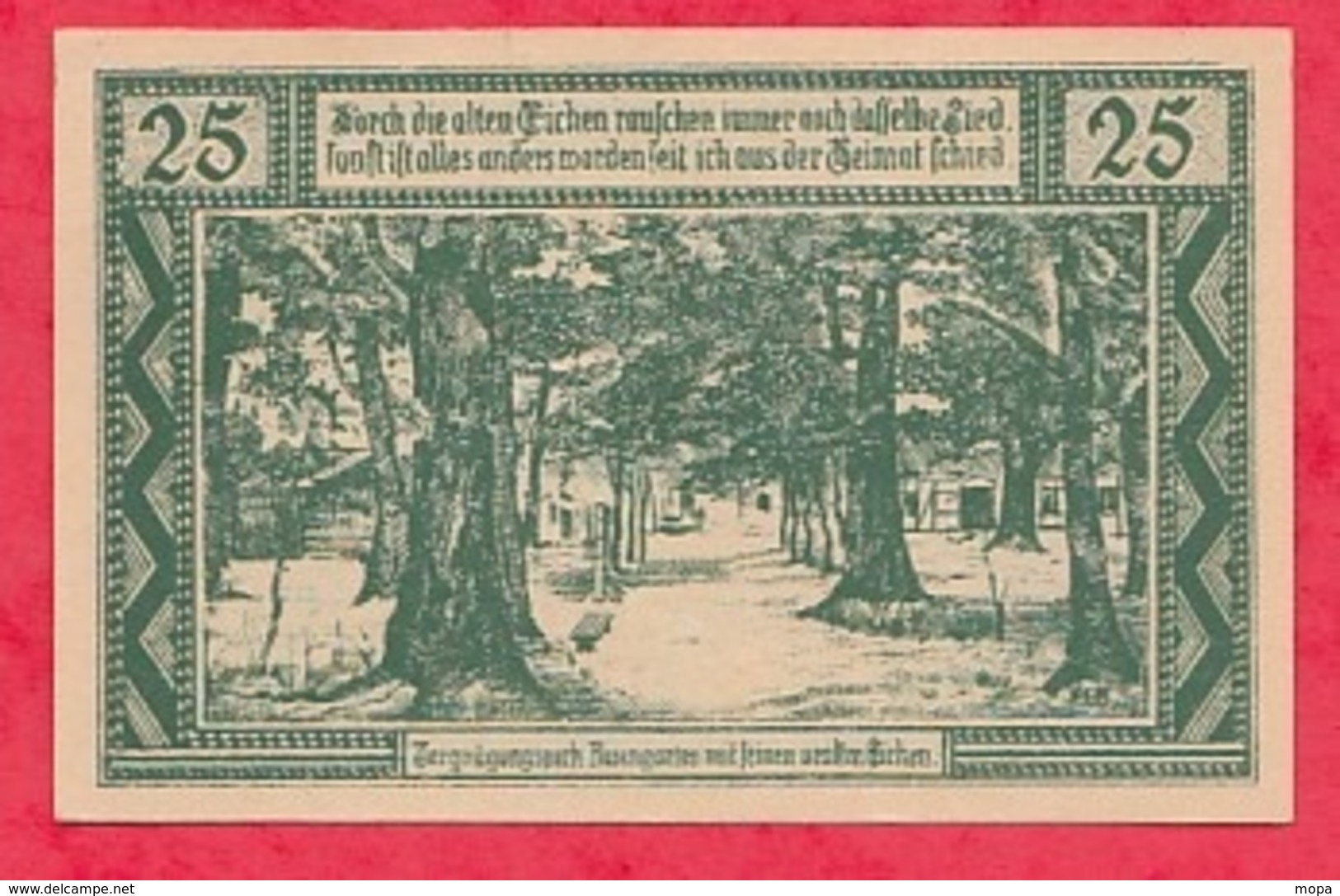 Allemagne 1 Notgeld 25 Pfenning Neuhaus A Elbe Lot N °1827 Dans L 'état - Collections