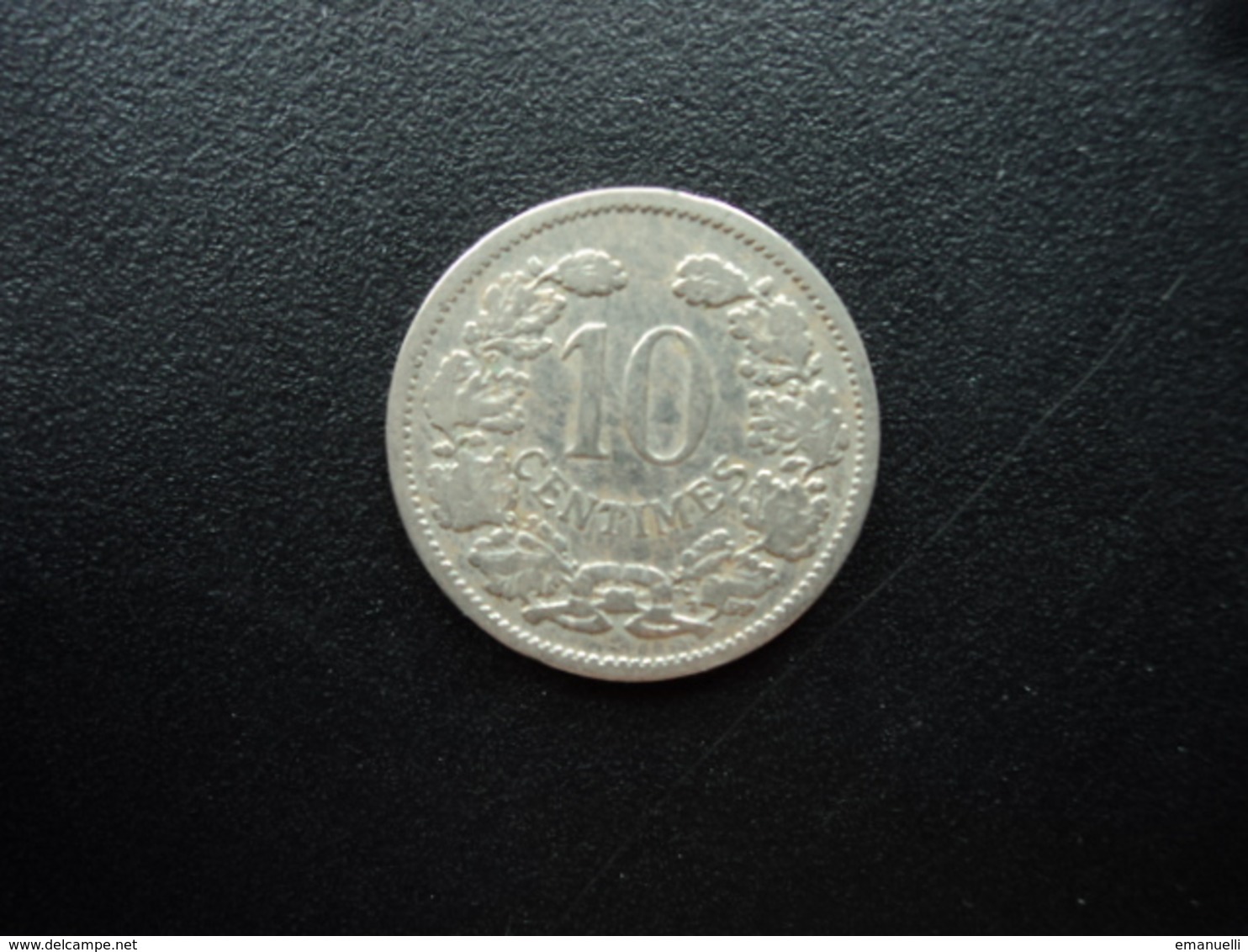 LUXEMBOURG : 10 CENTIMES  1901   KM 25   TTB - Luxemburgo