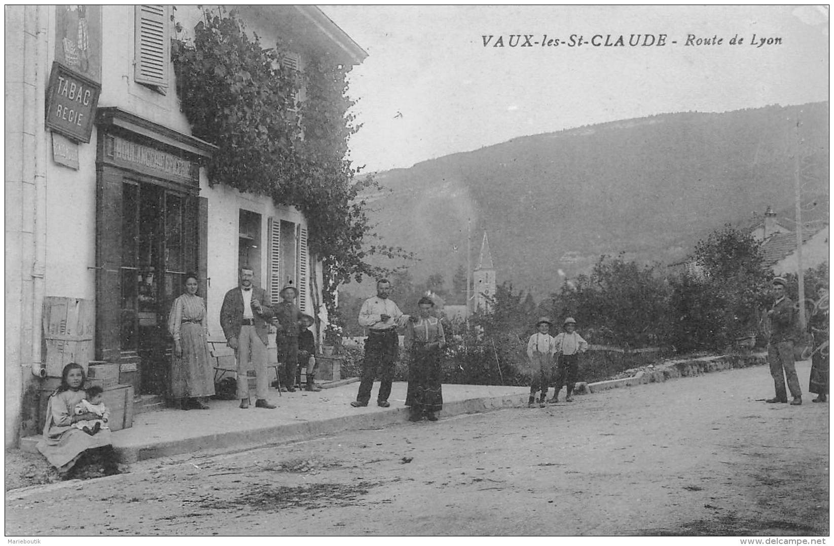 Vaux Les St Claude - Route De Lyon - Autres & Non Classés