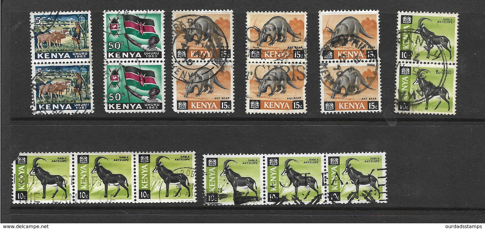 Kenya, Small Selection Of Multiples All Used (6554) - Kenia (1963-...)