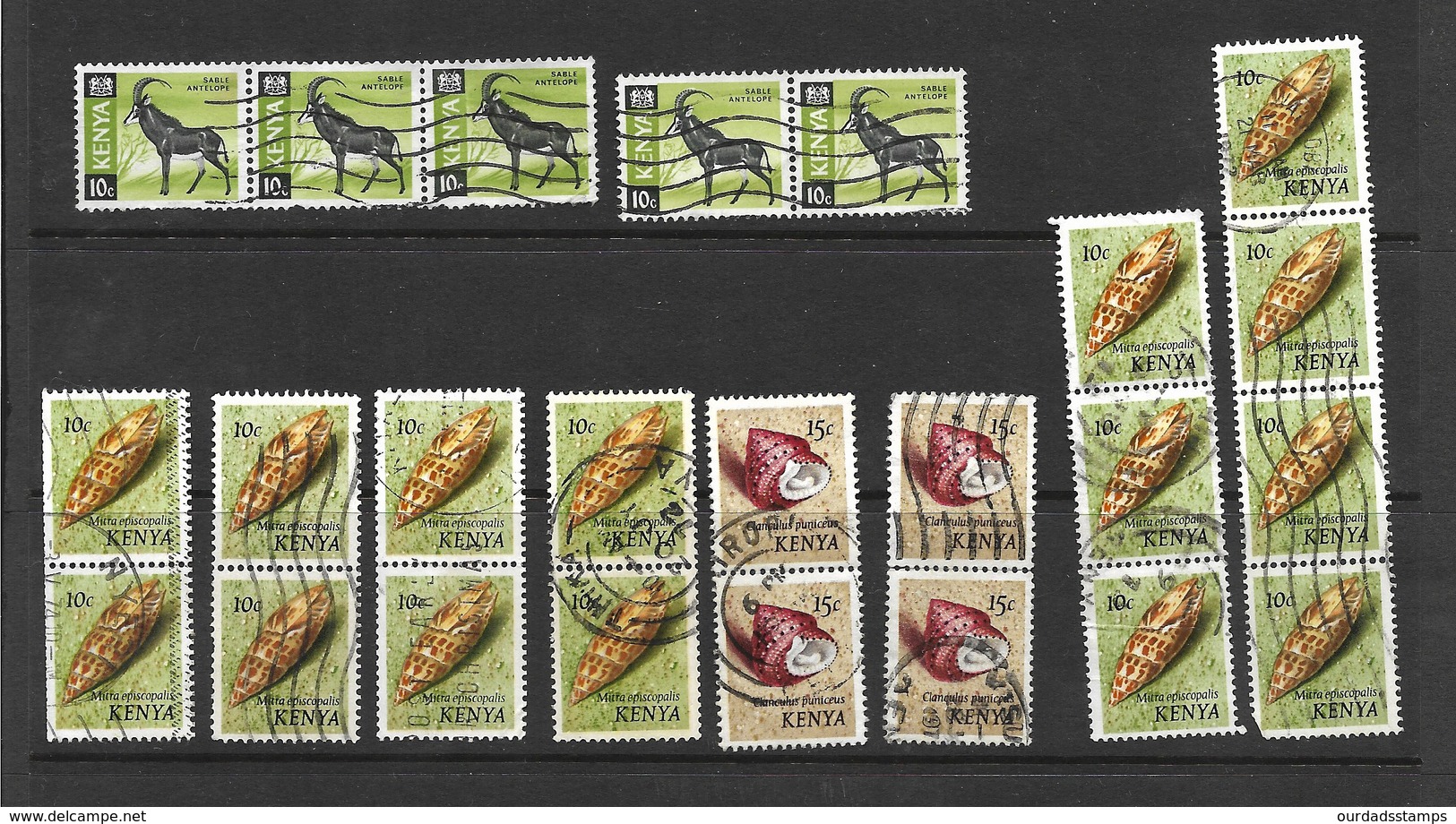Kenya, Small Selection Of Multiples All Used (6554) - Kenia (1963-...)