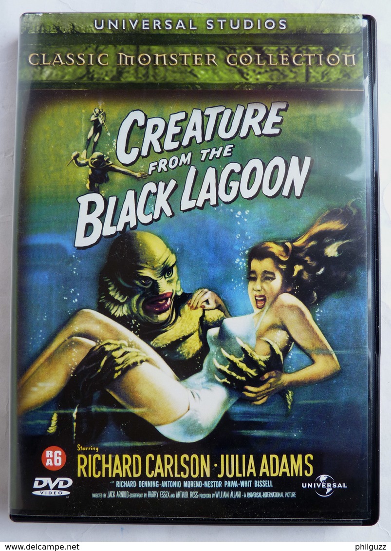 DVD VO -  CLASSIC MONSTER COLLECTION - CREATURE FROM THE BLACK LAGOON - L'ETRANGE CREATURE DU LAGON NOIR - Horror