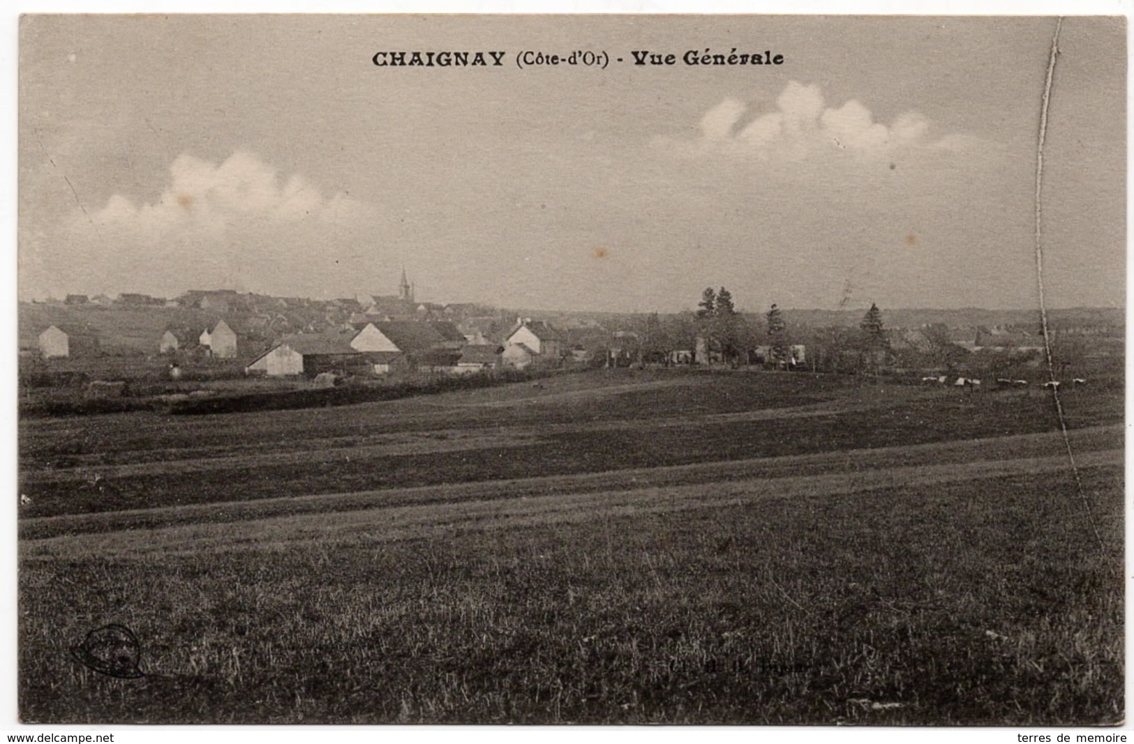 Chaignay : Vue Générale (Nom D'éditeur Illisible - Cliché H.B., Dijon - Louys Et Bauer, Dijon) - Autres & Non Classés