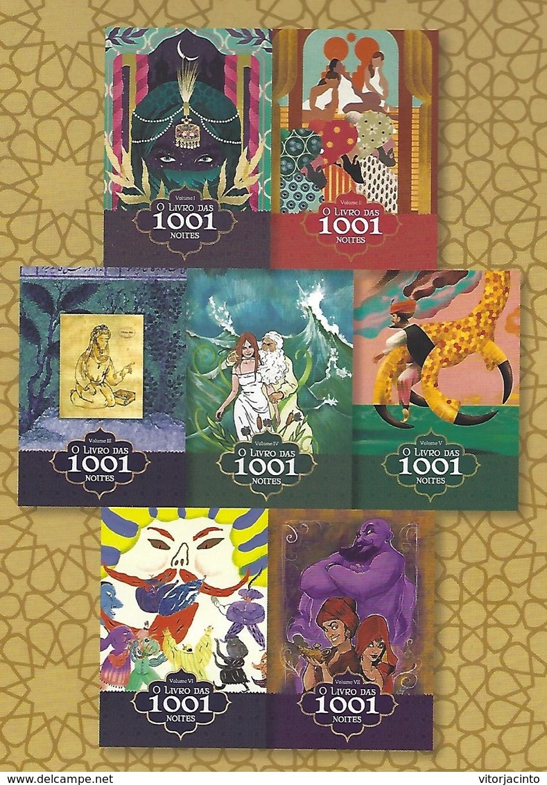O Livro Das 1001 Noites - Colecção Completa (7 Volumes) - Autres & Non Classés