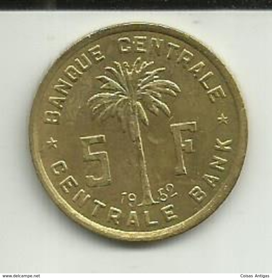 5 Francos 1952 Congo Belga - 1951-1960: Baudouin I.