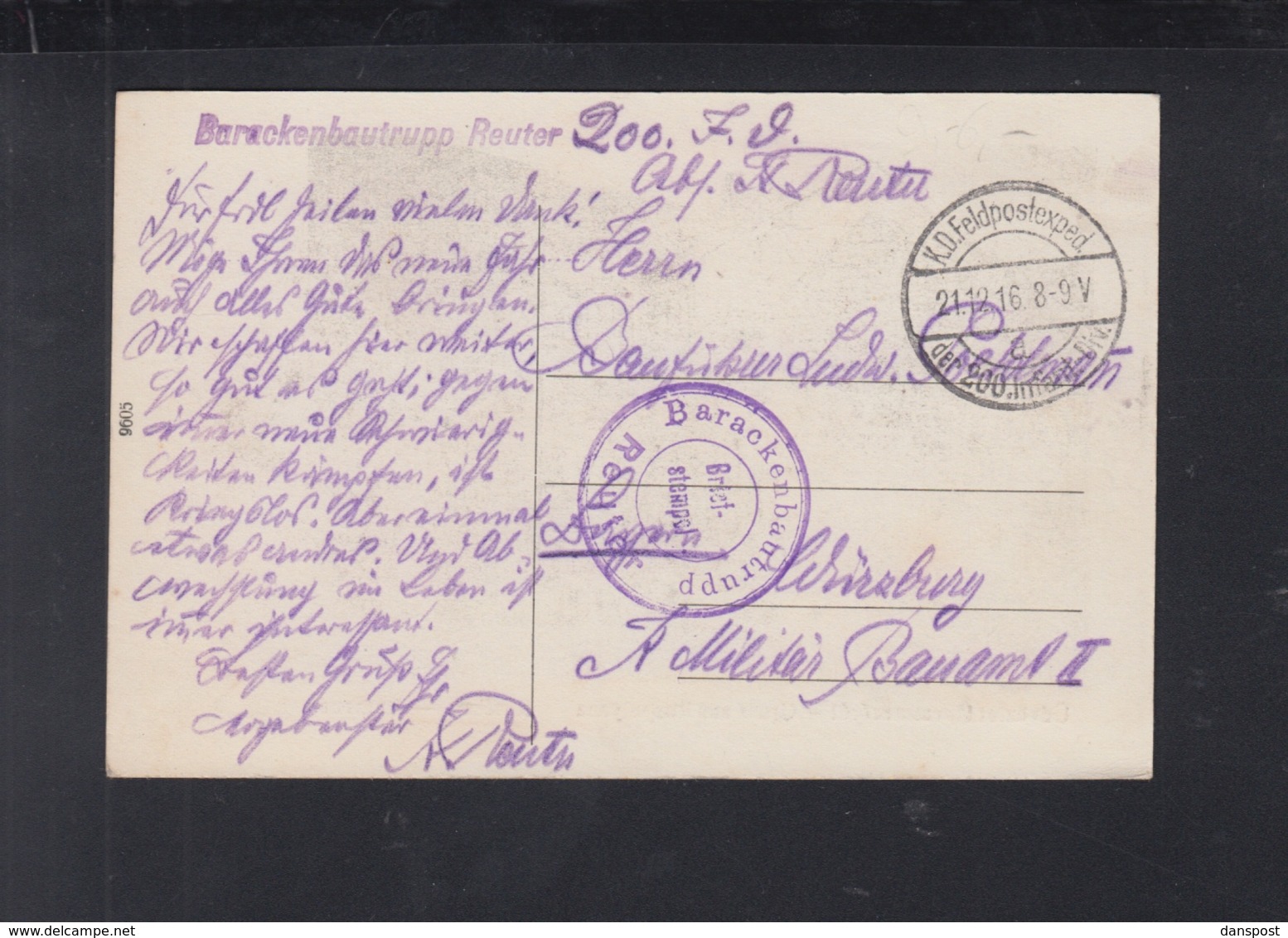 Romania Maramures PPC Poienile De Sub Munte Ruspolyana 1916 - Romania