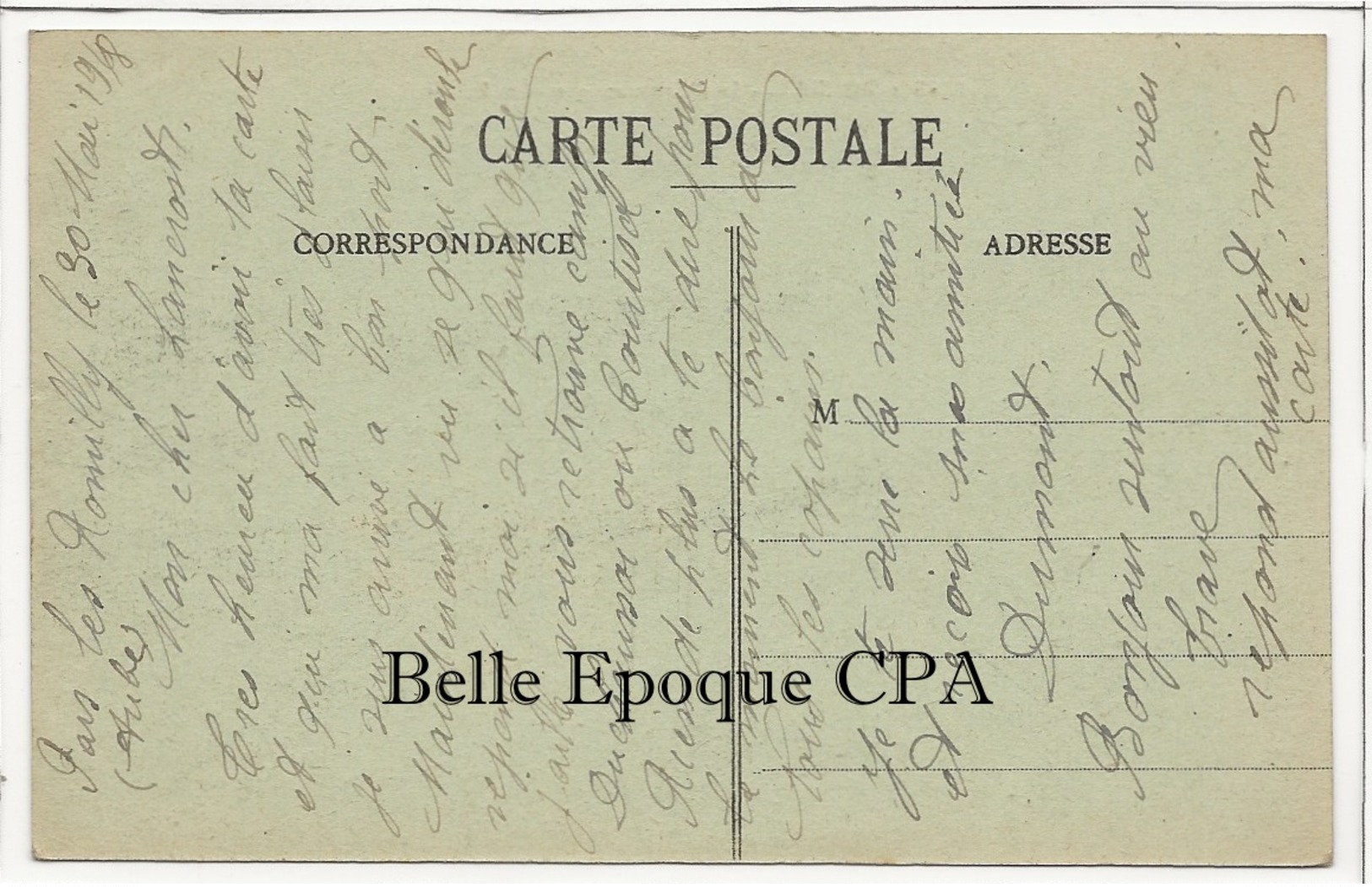 10 - PARS-LÈS-ROMILLY - Le Château Antique - Les Ruines ++++ Collection Baudoin ++++ 1918 - Autres & Non Classés