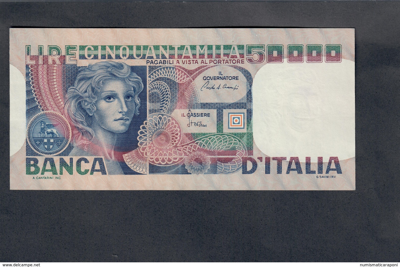 50000 Lire Volto Di Donna 11 04 1980  Spl/sup  LOTTO 1851 - 50000 Lire