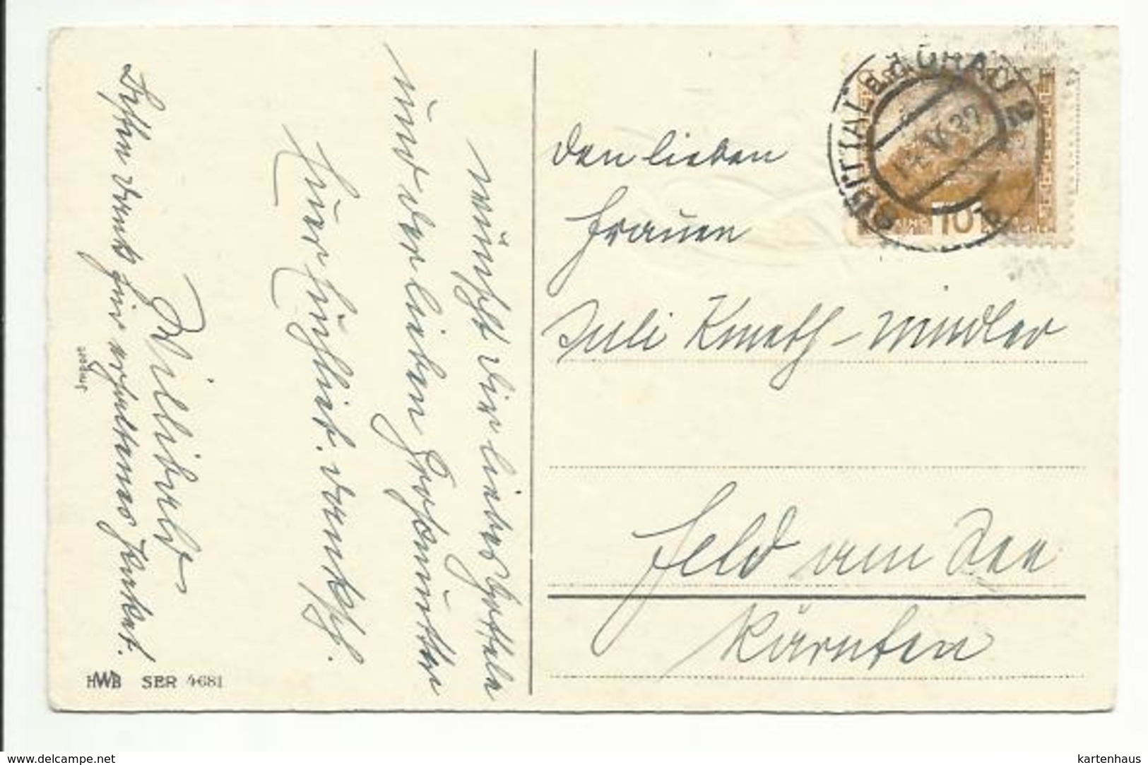 C. Klein * Catharina Klein * HWB Ser. 4681 * Vögel * Schwalben * 1932 - Klein, Catharina