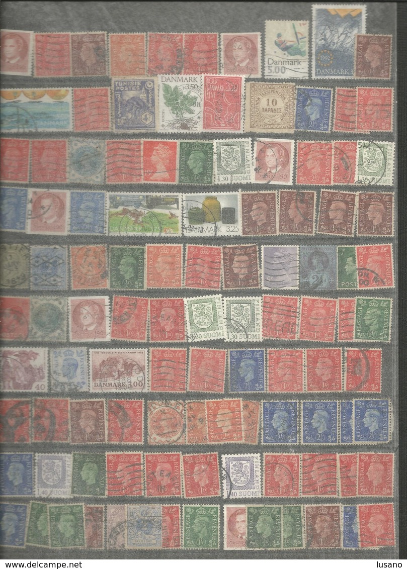 Lot De Timbres Trouvé Dans Un Vide-grenier - Vendu Tel Quel Avec Ou Sans Supports - Sammlungen (ohne Album)