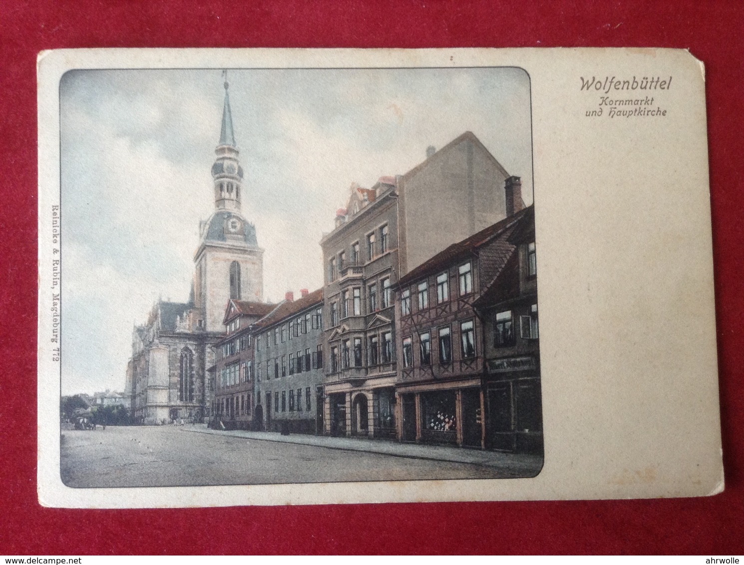 AK Wolfenbüttel Kornmarkt Und Hauptkirche Ca. 1920 - Wolfenbüttel