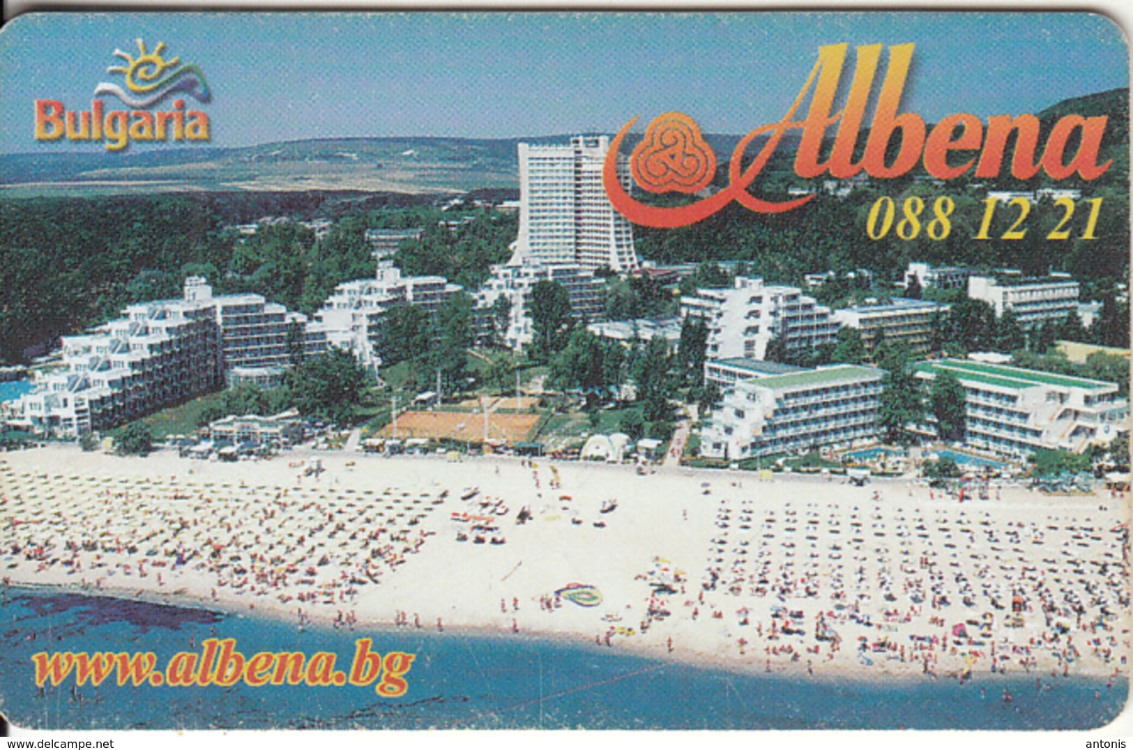 BULGARIA(chip) - Albena 2, Mobika Telecard 100 Units, Tirage 50000, 05/03, Used - Advertising