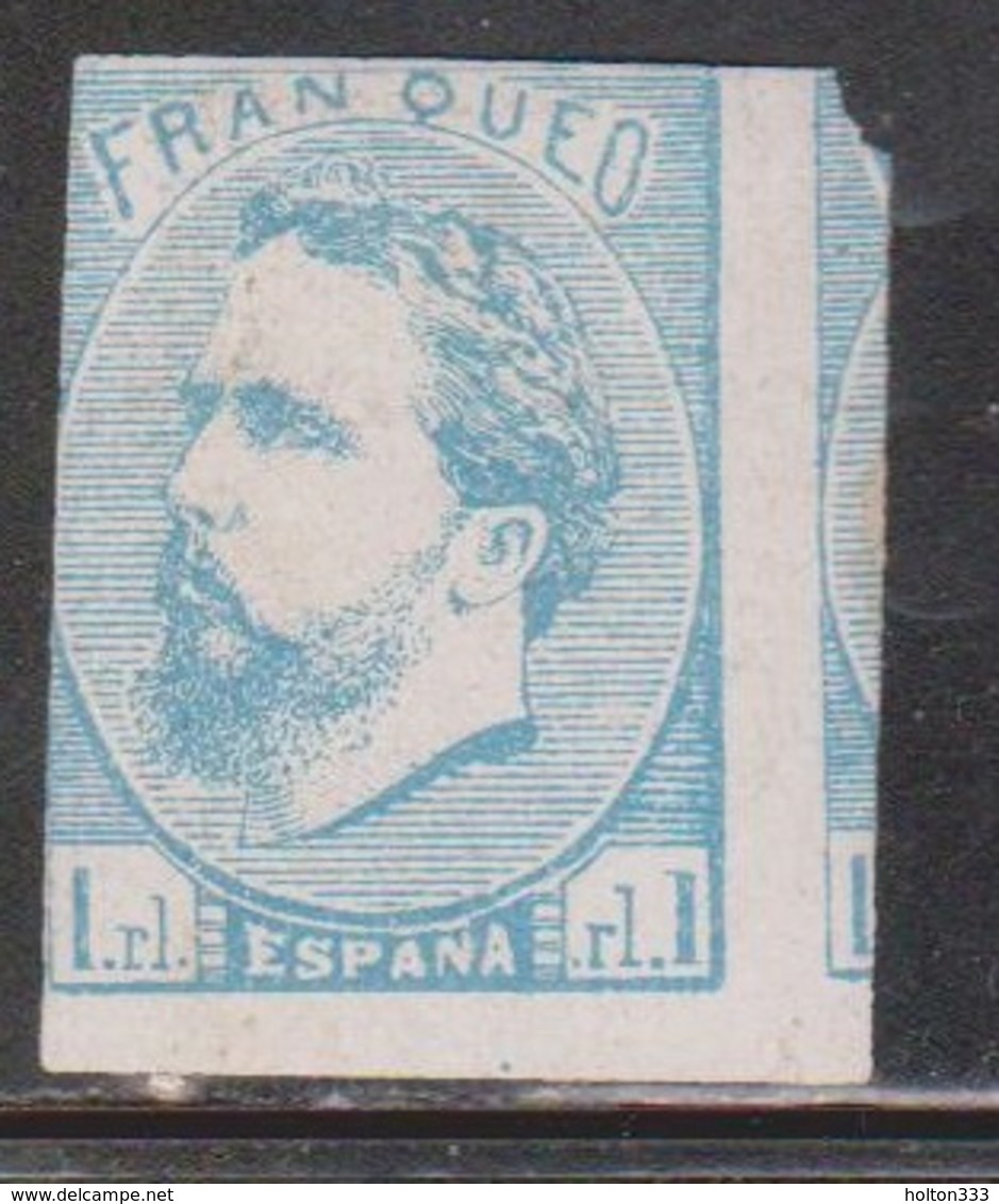 SPAIN Scott # X1 MH - Carlist Stamp 1st Reprint - Nuevos