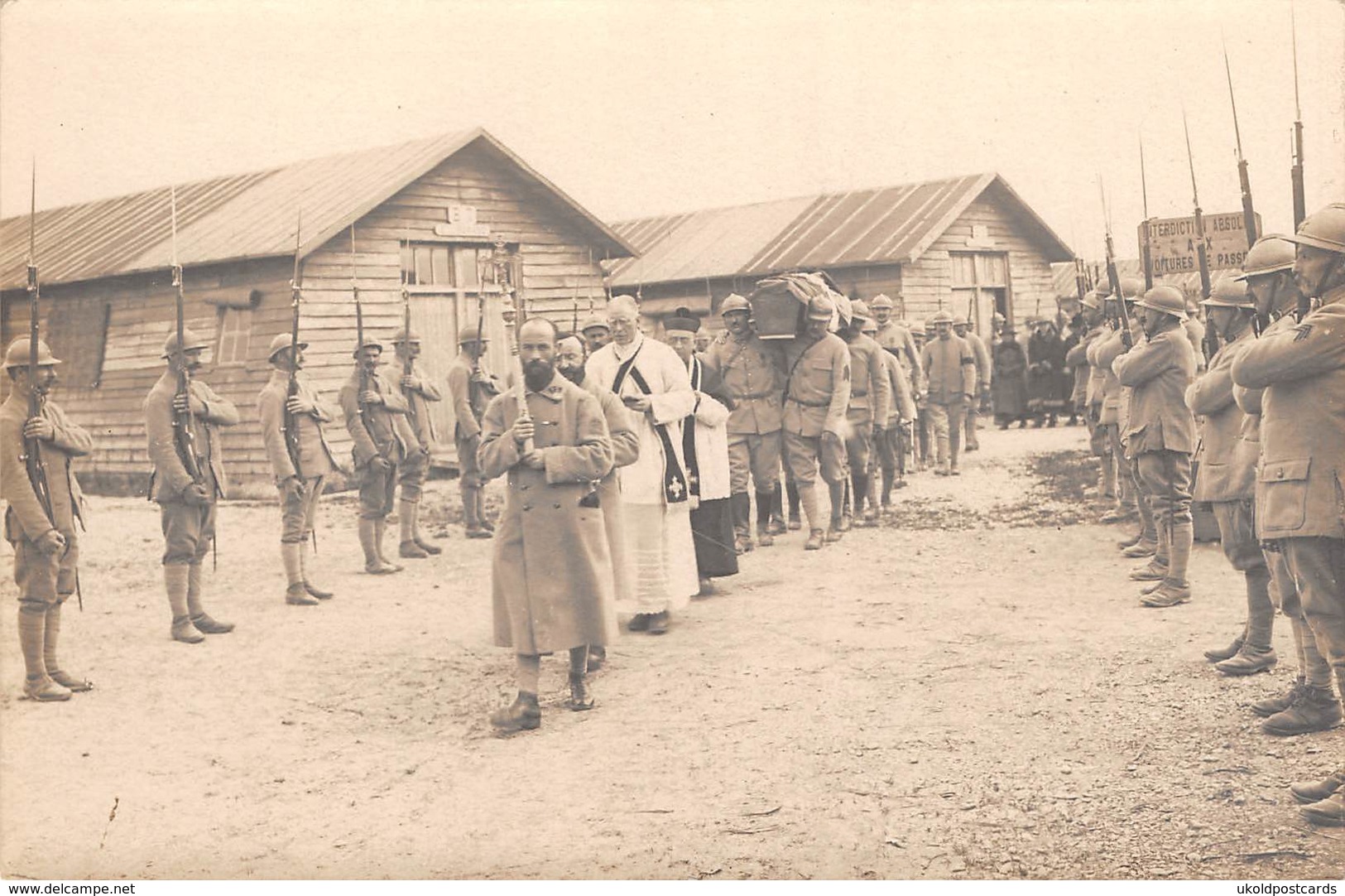 CPA  55 - REVIGNY,  Funérailles Du Colonel Guillochon,  Avril 1918, Carte Photo - Revigny Sur Ornain