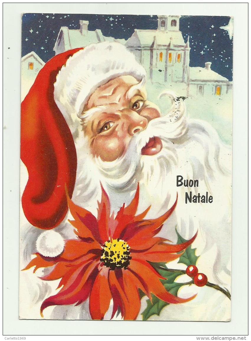 BABBO NATALE 1974 VIAGGIATA FG - Weihnachtsmänner