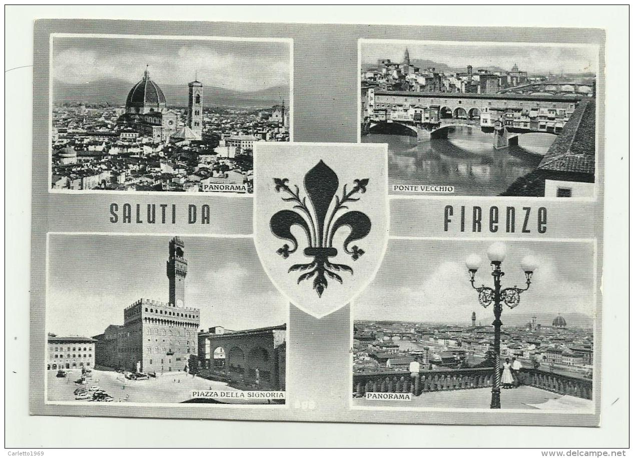 SALUTI DA FIRENZE - VEDUTE  - NV FG - Firenze (Florence)