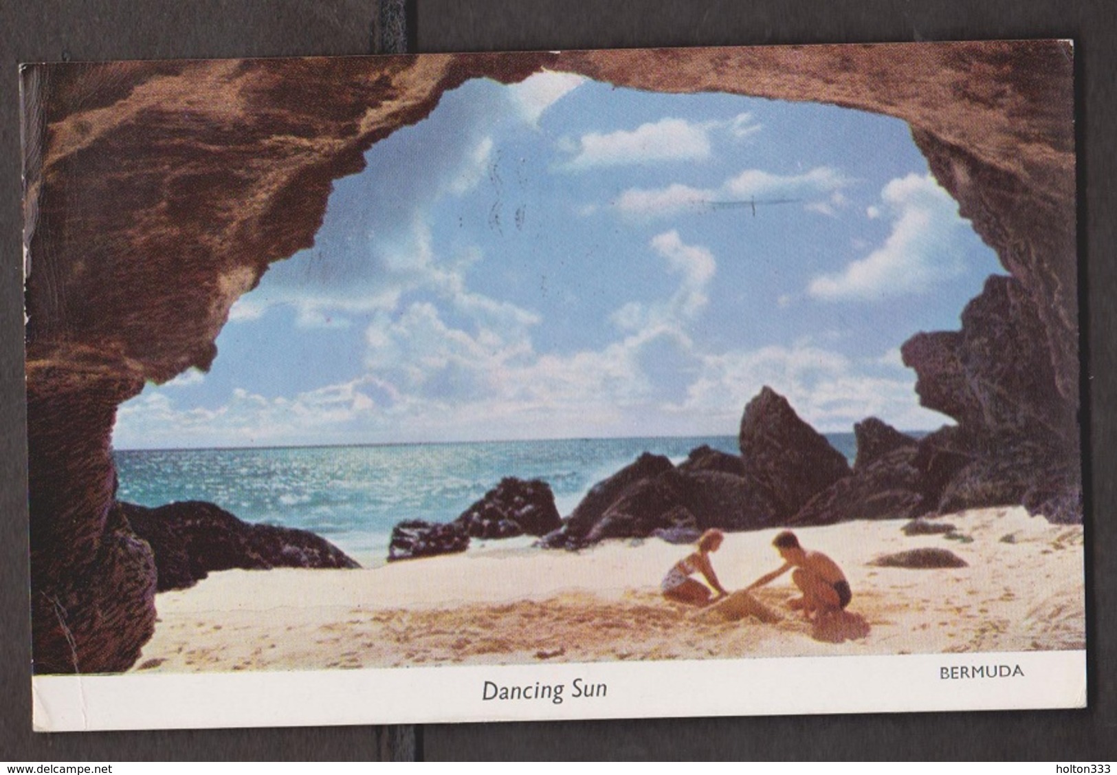 View Of The Natural Arches Beach Tucker Town, Bermuda - Used 1954 - Bermudes
