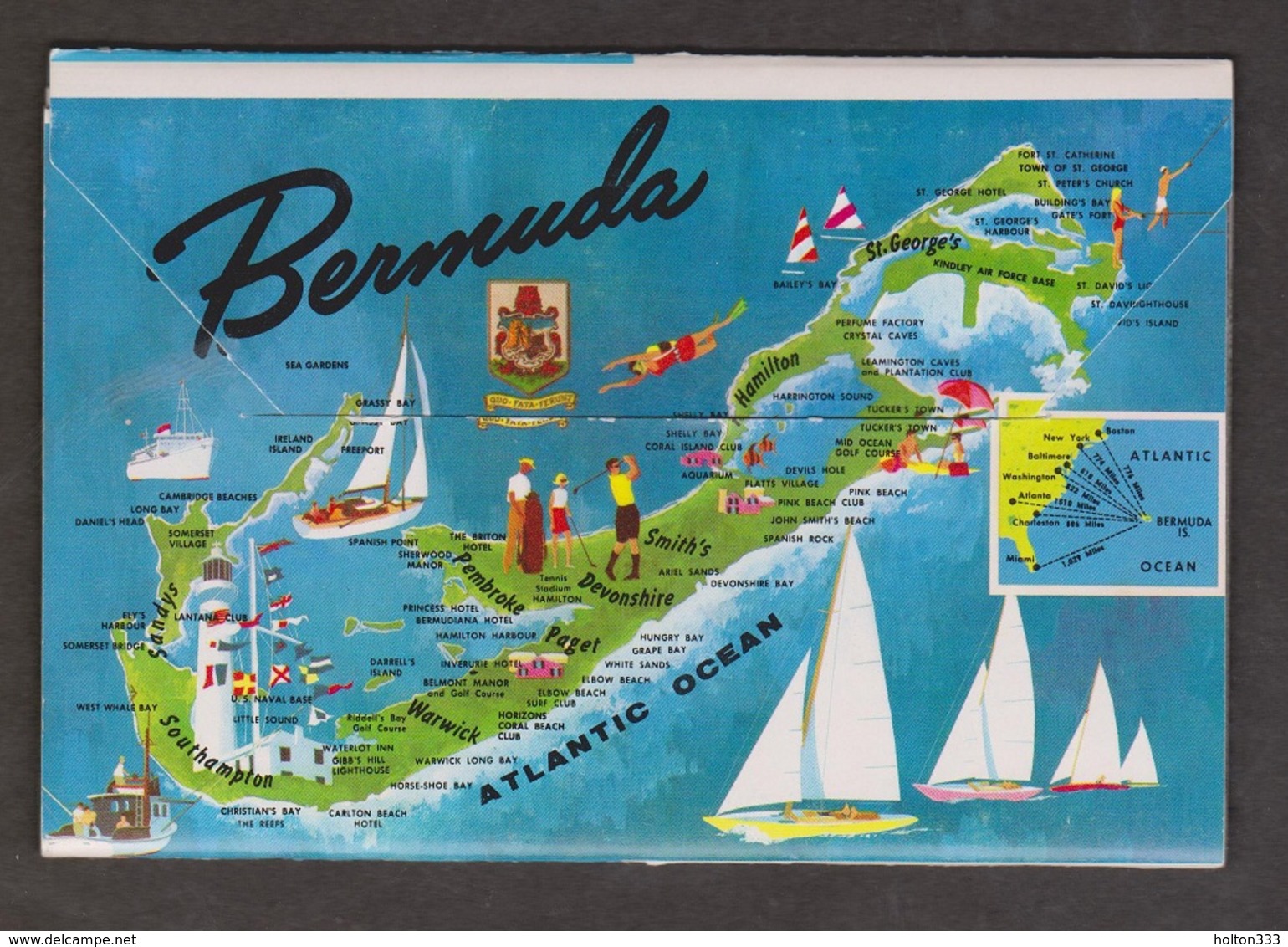 Postcard Folder With Several Views Of Bermuda - Unused - Bermuda