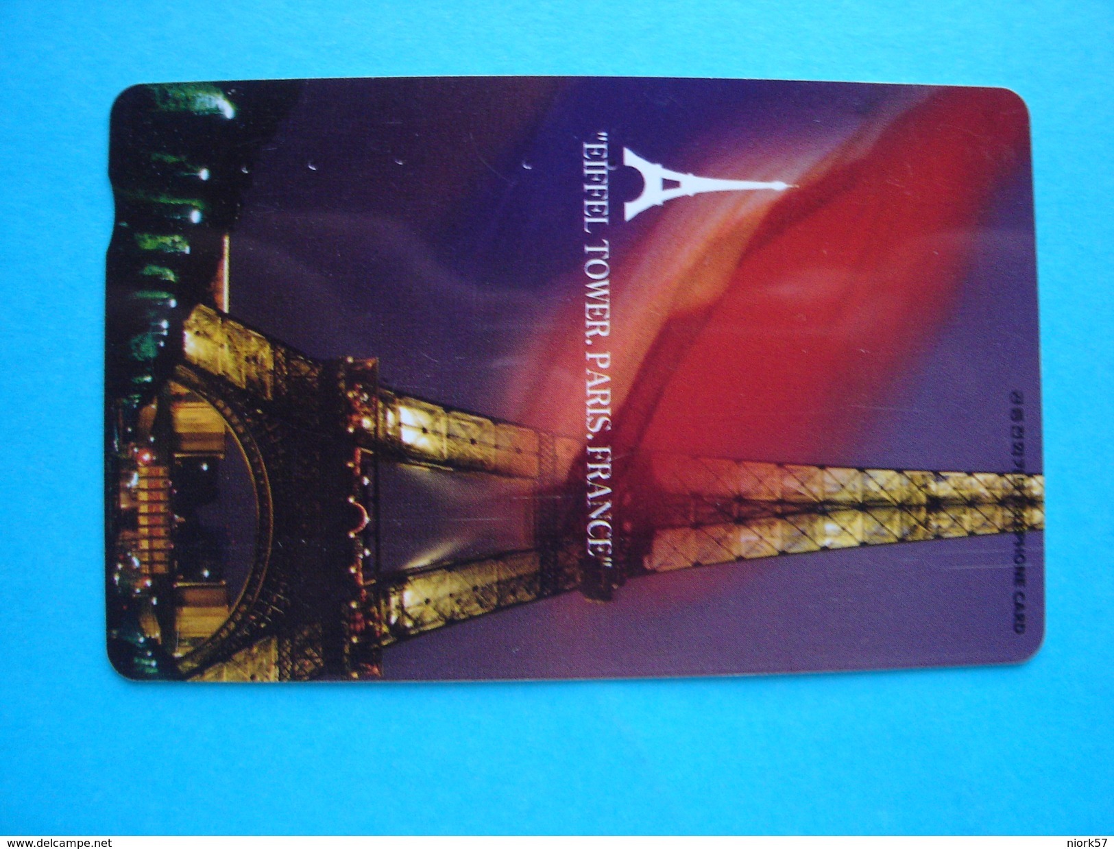 KOREA USED CARDS  LANDSCAPES FRANCE EIFFEL - Korea, South