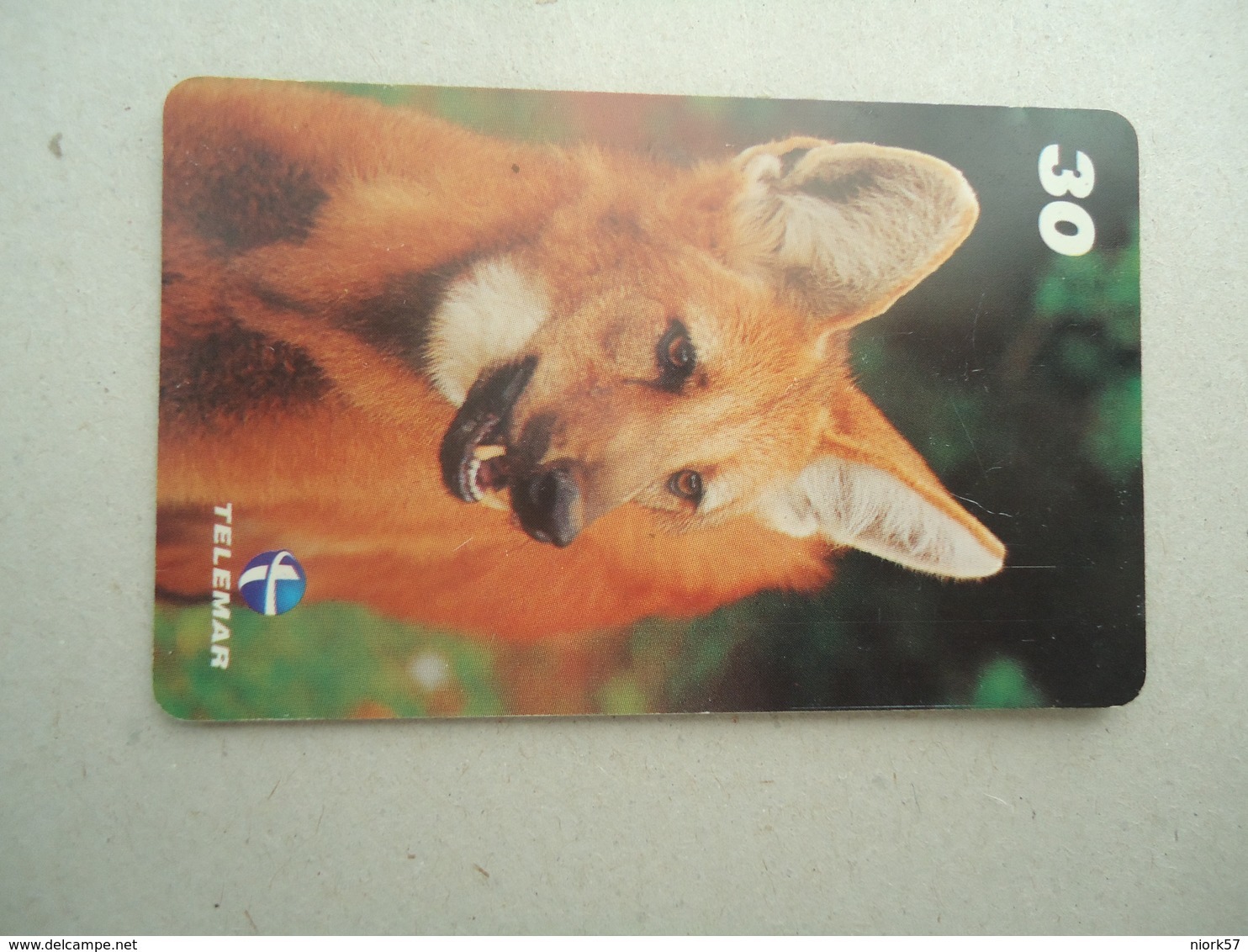 BRAZIL USED  CARDS   ANIMALS WOLF - Brésil