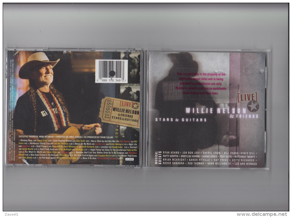 Willie Nelson & Friends   Live - Stars & Guitars - Original CD - Country & Folk