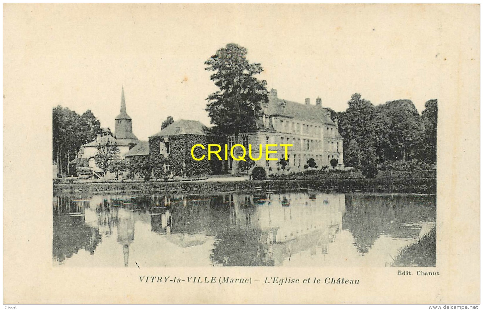 51 Vitry La Ville, L'Eglise Et Le Chateau - Vitry-la-Ville