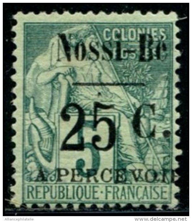 Lot N°5487b Colonies Françaises Nossi-Bé Taxe N°14 Neuf (*) TB - Neufs