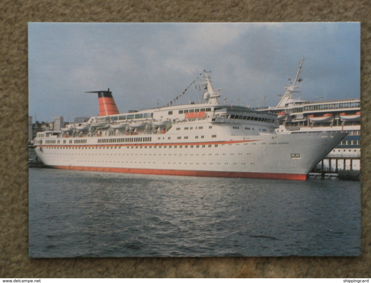 CUNARD LINE CUNARD COUNTESS AT SAN JUAN, PUERTO RICO - Dampfer