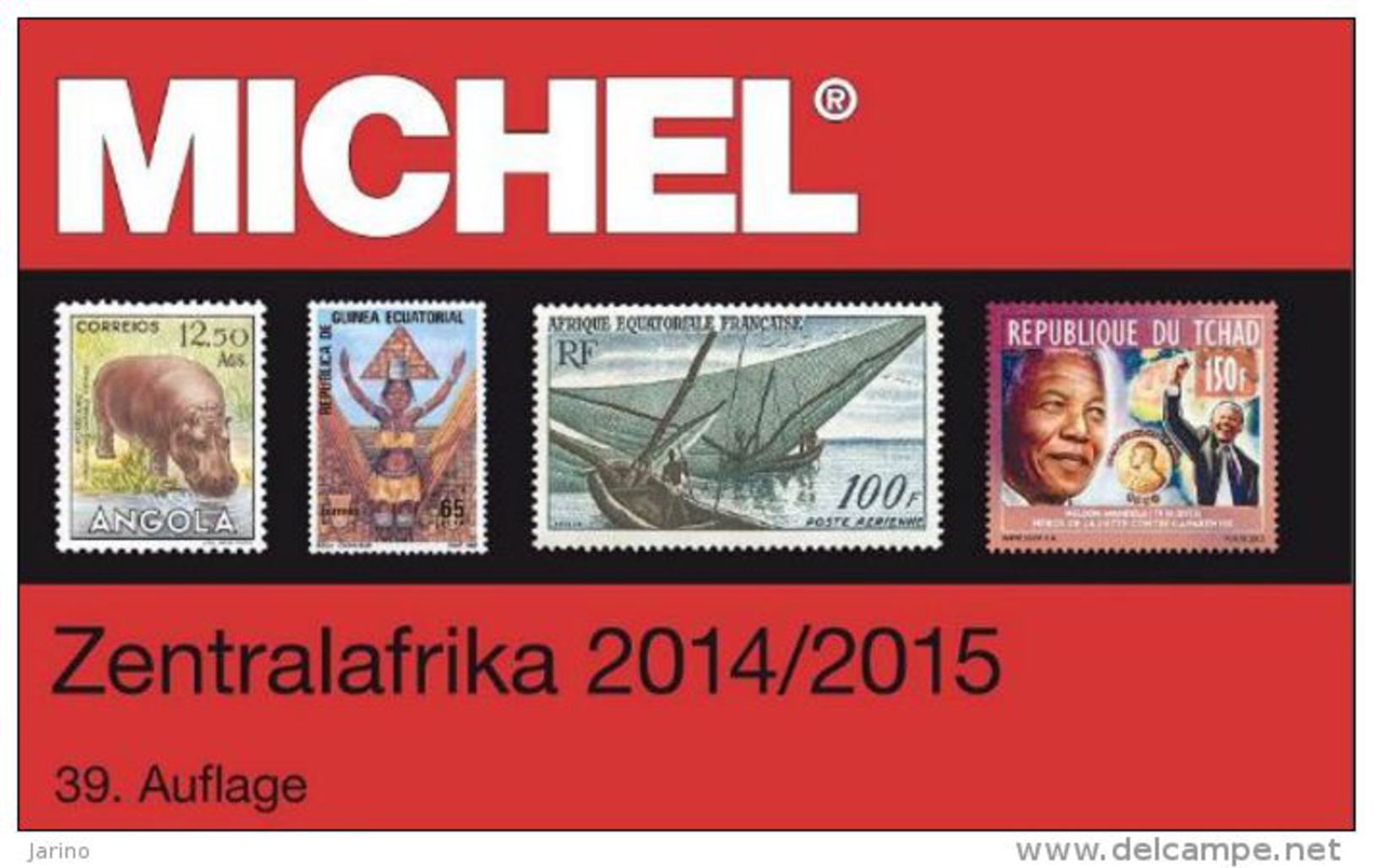 Michel katalog Zentralafrika 1914-2015, 830 Farbseiten auf DVD-R, Gabun Angola Mozambique Congo St.Tome&Principe Tchad