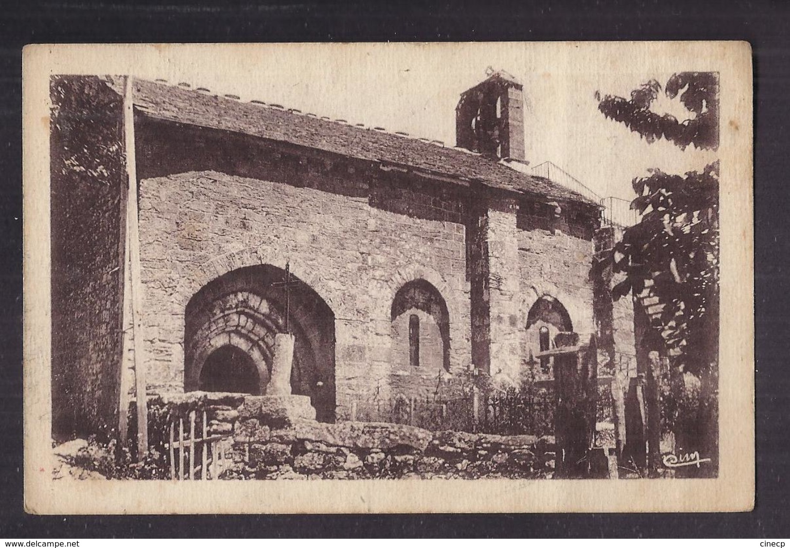 CPSM 48 - BELVEZET - Eglise De St-Trezal D'Albuges - TB PLAN EDIFICE RELIGIEUX CENTRE VILLAGE - Other & Unclassified