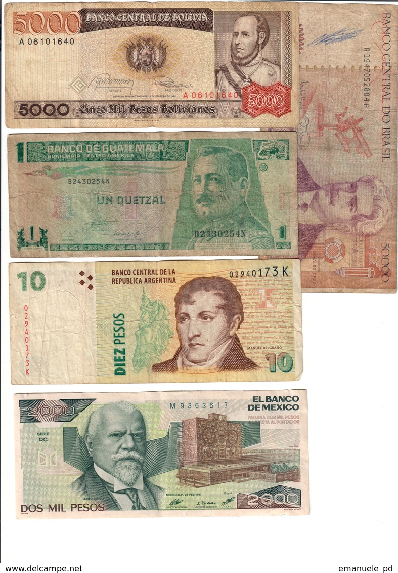 America Lot 10 Banknotes - Altri – America