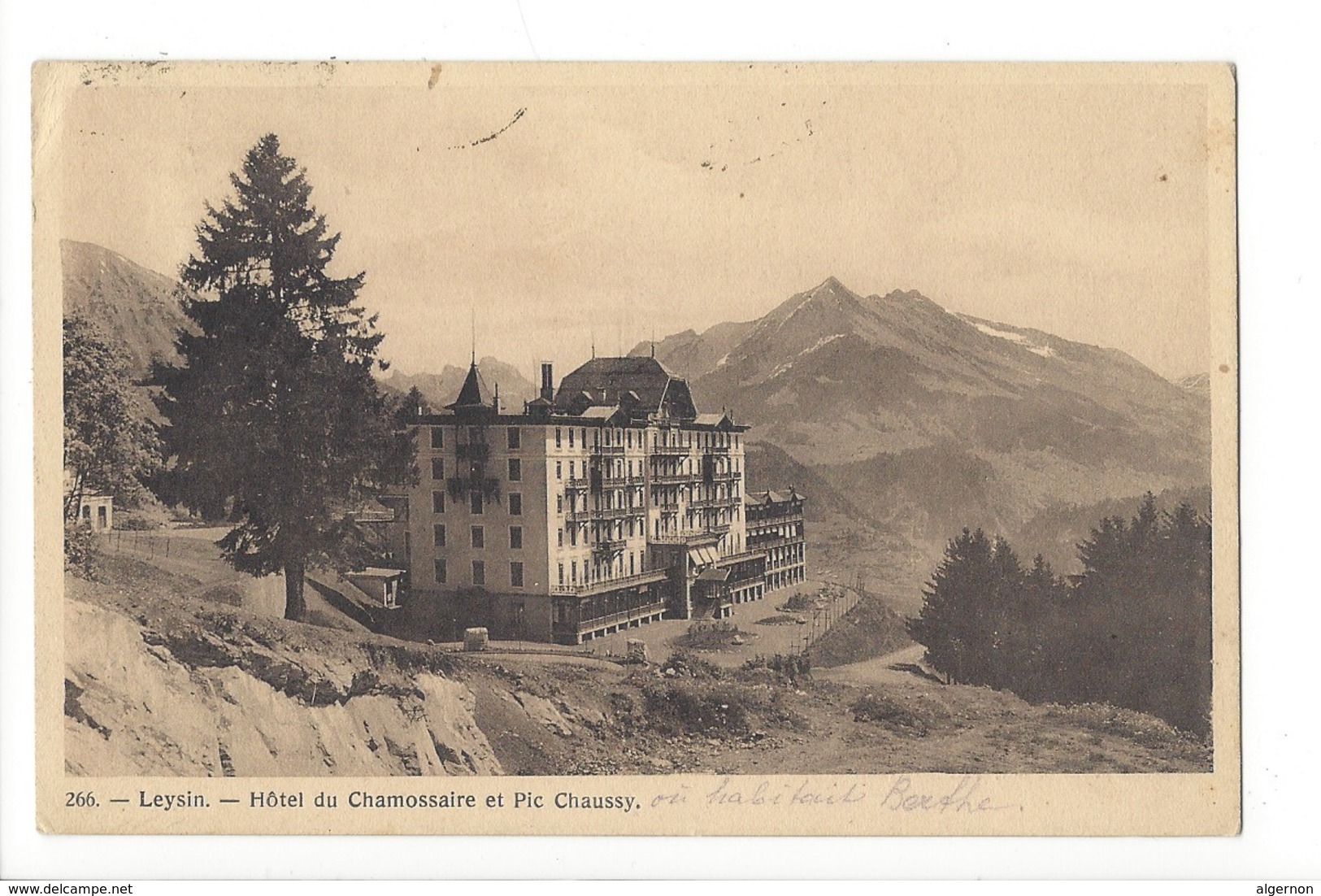 19907 - Leysin Hôtel Du Chamossaire Et Pic Chaussy - Leysin