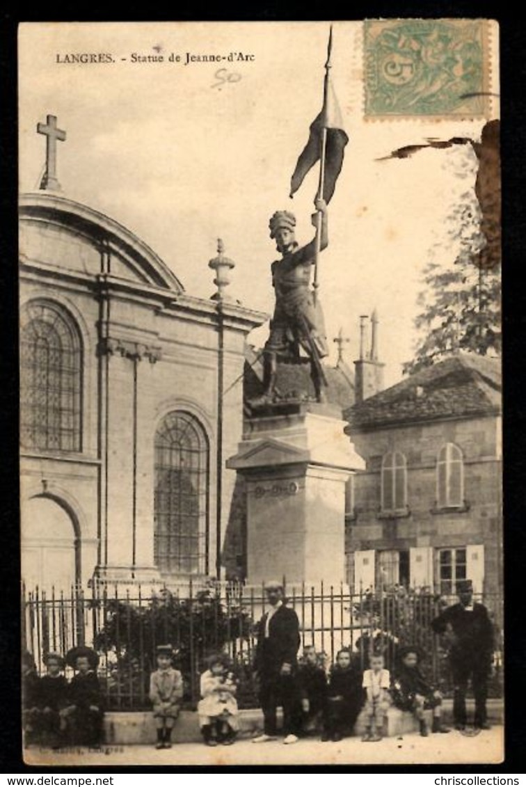 LANGRES - Statue De Jeanne D'Arc - Langres