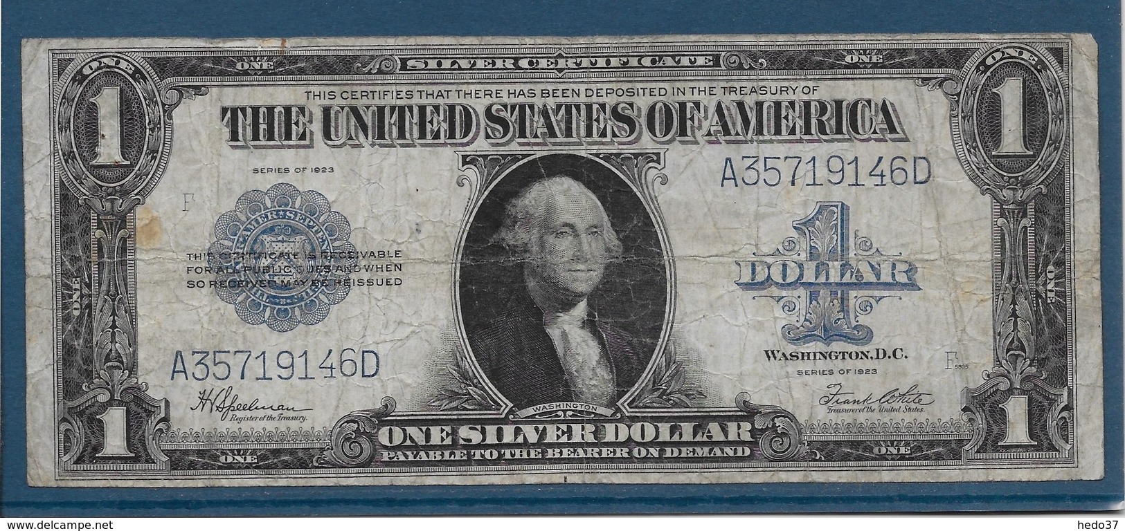 Etats Unis - 1 Dollars - 1923 - Pick N°342 - TB - Billetes De Estados Unidos (1862-1923)