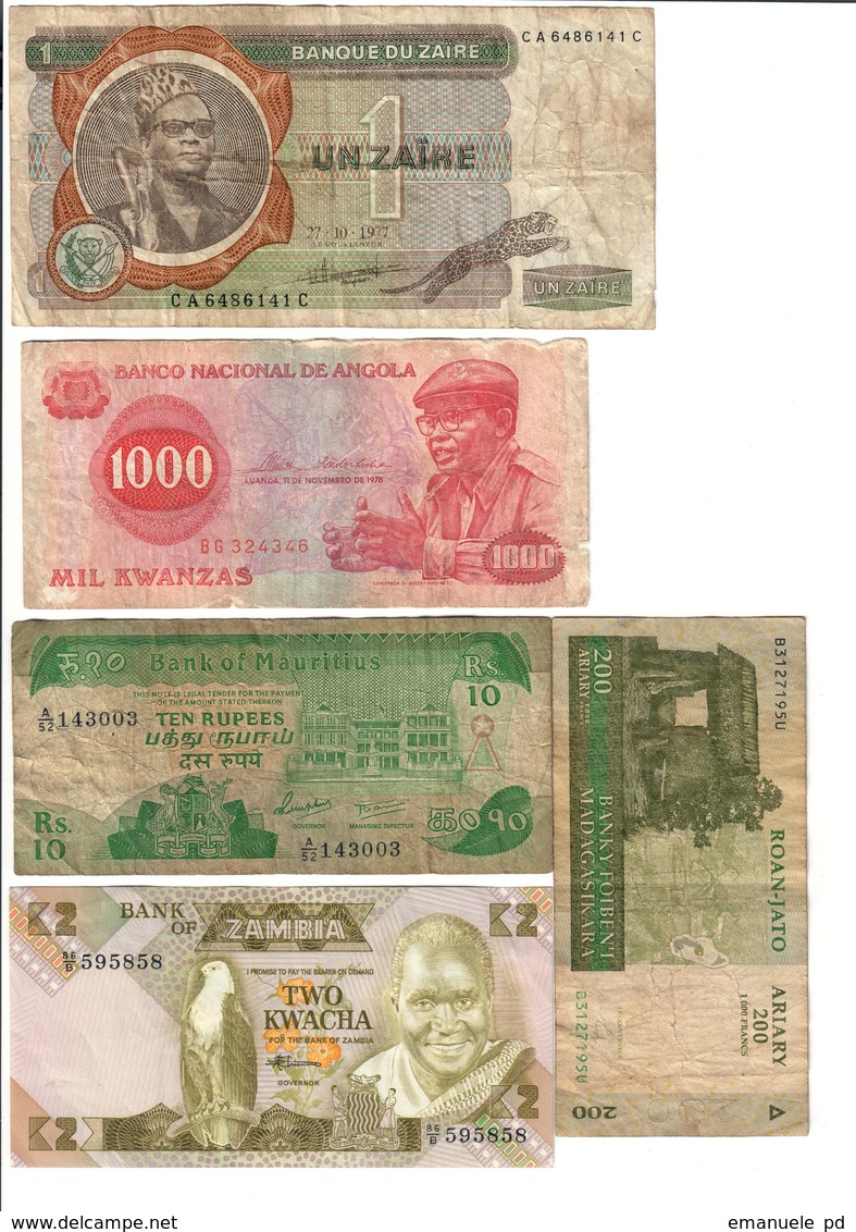 Africa Lot 8 Banknotes - Altri – Africa