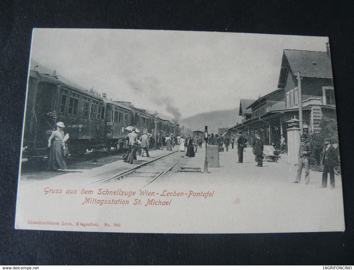 ANCIENT AND BEAUTIFUL POSTCARD OF "MITTAGSSTATION ST. MICHAEL ::/  BELLISSIMA DELLA STAZIONE ST. MICHAEL - St. Michael Im Lungau