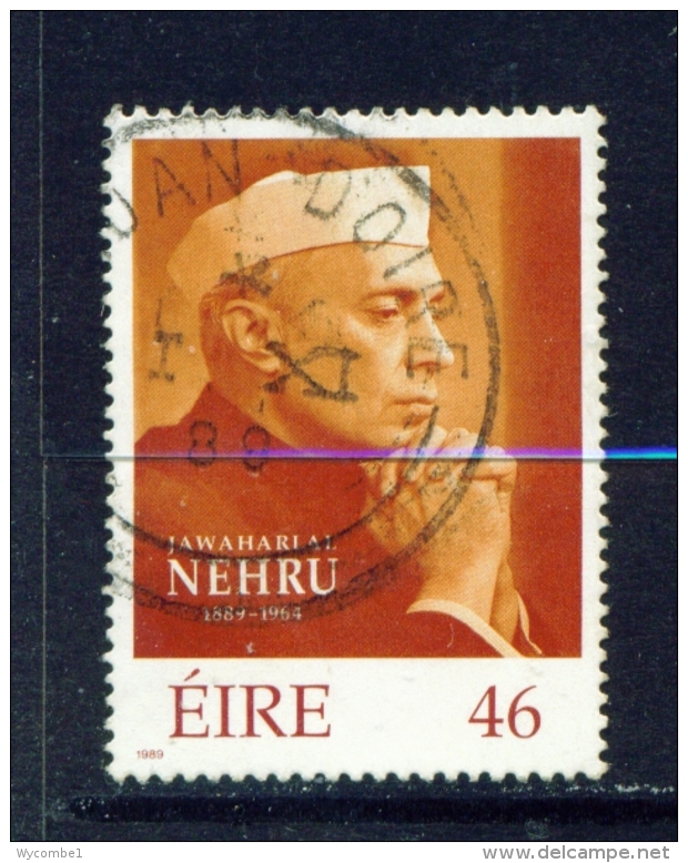 IRELAND  -  1989  Nehru  46c  Used As Scan - Used Stamps