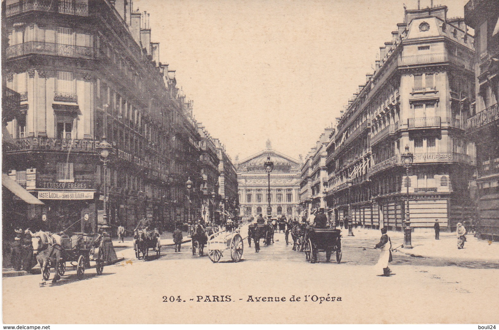 PARIS AVENUE DE L'OPERA CHARETTES - Distretto: 09