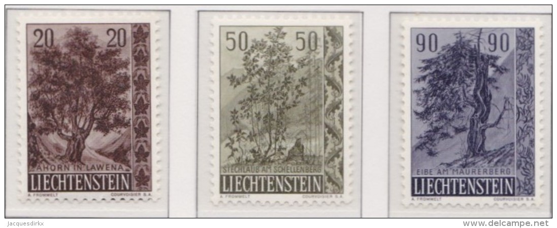 Liechtenstein    .    Yvert     .     333/335      .      *    .     Ungebraucht Mit Gummi  Und Falz - Neufs